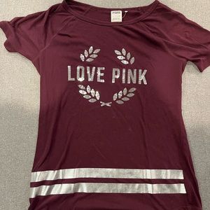 Pink Victoria’s Secret tshirt size small